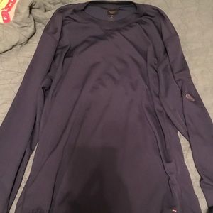 Dark Blue Nike Long Sleeve Men’s Work-Out Shirt